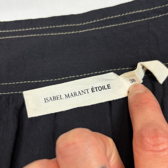 Isabel Marant Etoile Mini Skirt Women's 38 US Medium Preppy Quiet Luxury - Picture 3 of 10